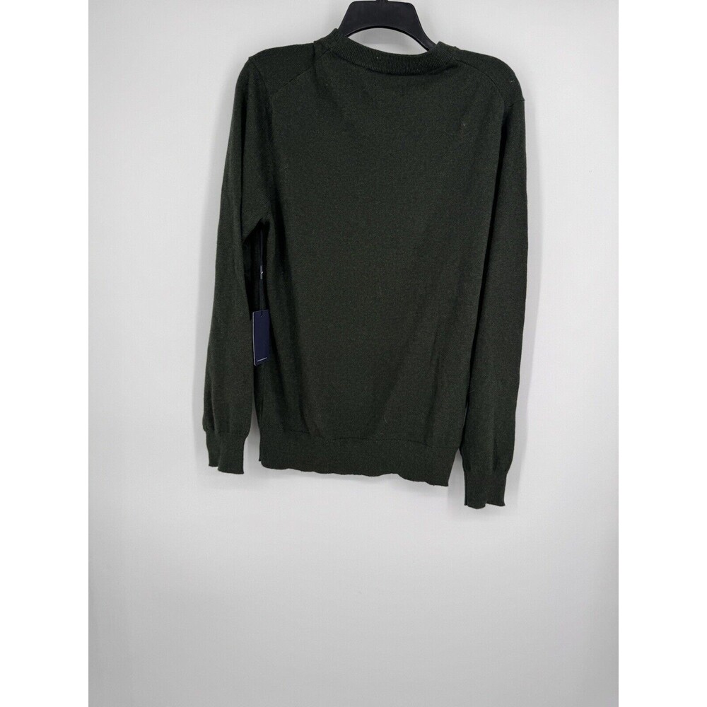 Daniel Hechter Paris Men's Size M Green Pullover Cotton Cashmere Sweater NWT